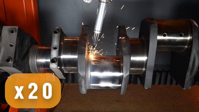 Лазерная наплавка: коленчатый вал