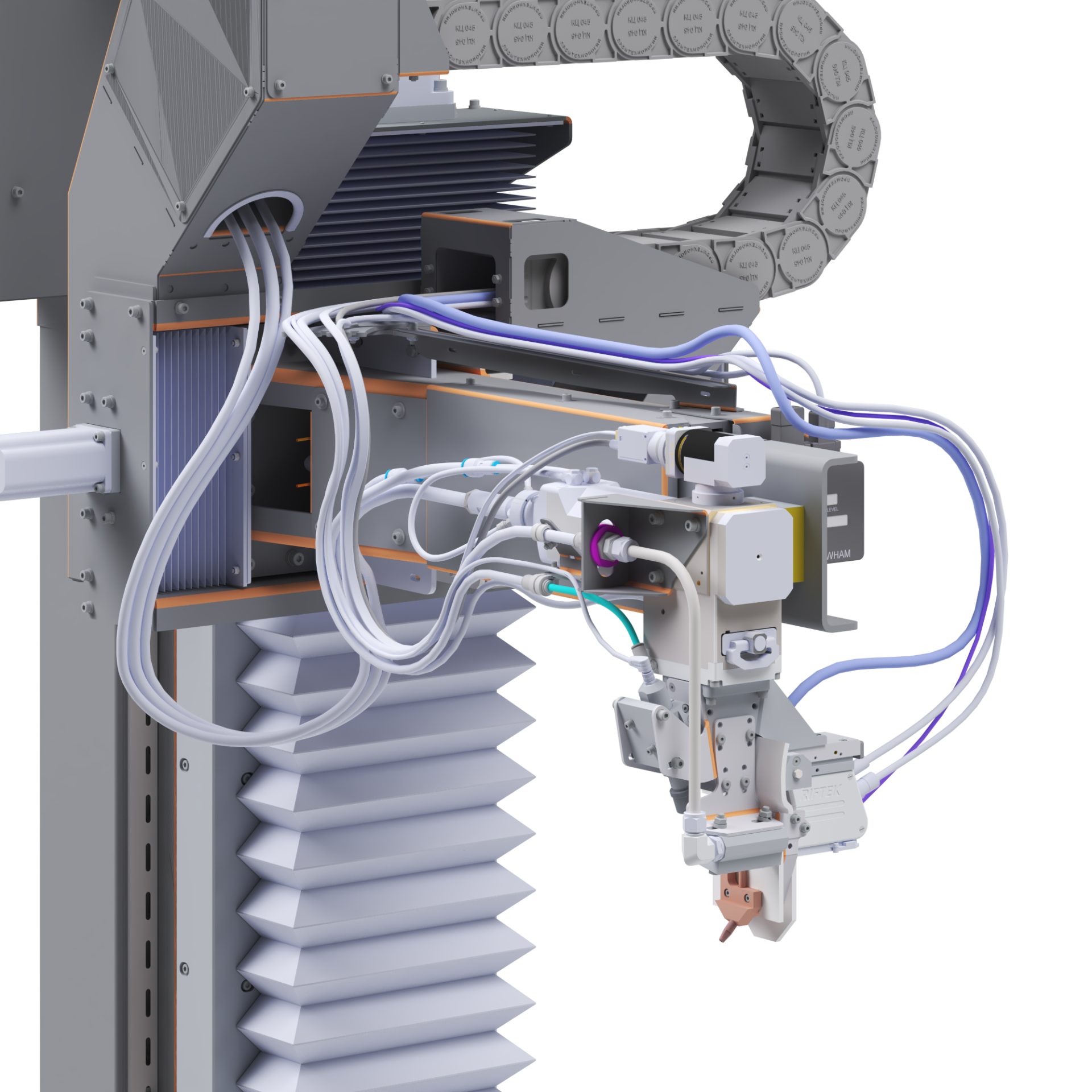 Оптическая голова лазерной сварочной установки FL-TPS