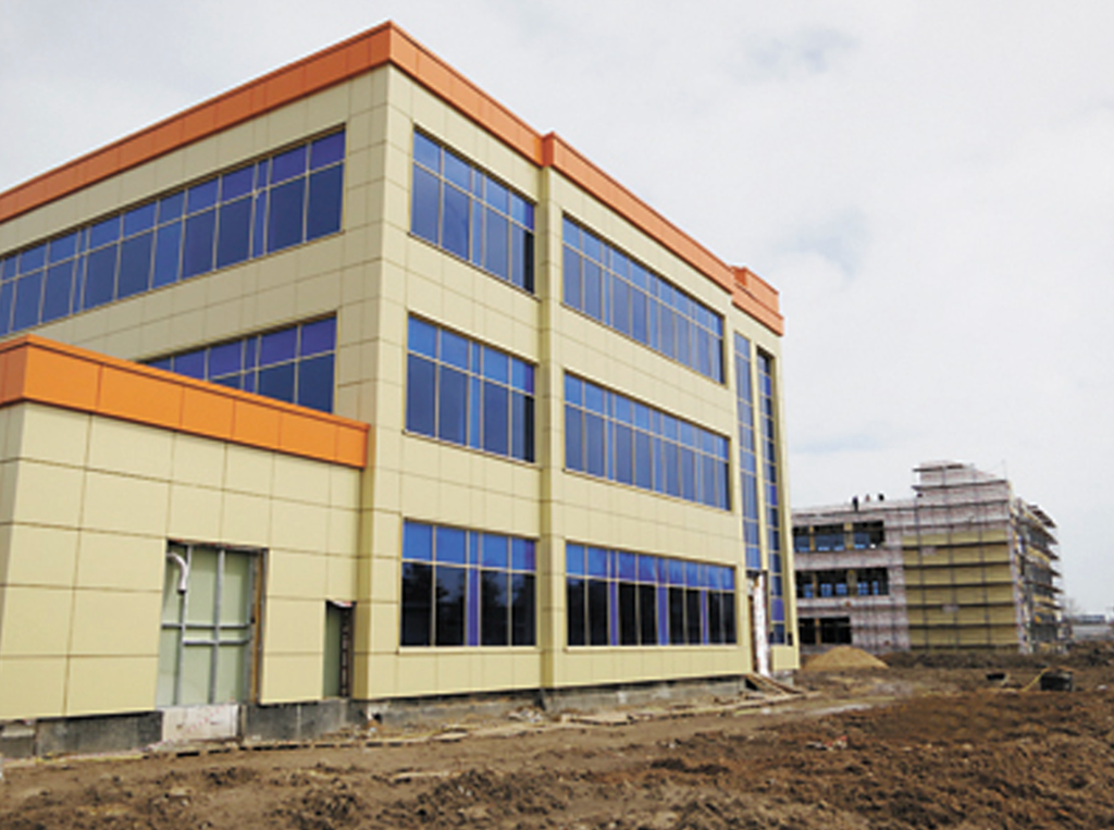 Строительство новых корпусов ИРЭ-Полюс во Фрязино, 2012
